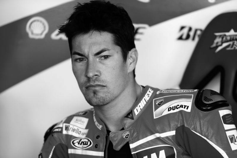 Motocyklový závodník Nicky Hayden. 