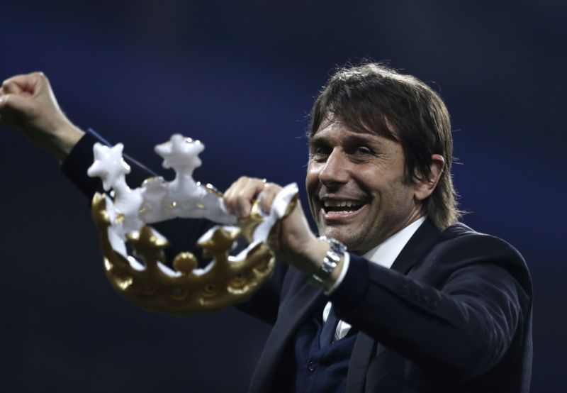 Italský trenér anglické Chelsea Antonio Conte.