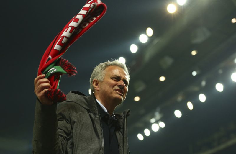 José Mourinho povede Manchester ve finále Evropské ligy.