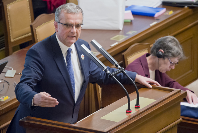 Poslanec a předseda TOP 09 Miroslav Kalousek.