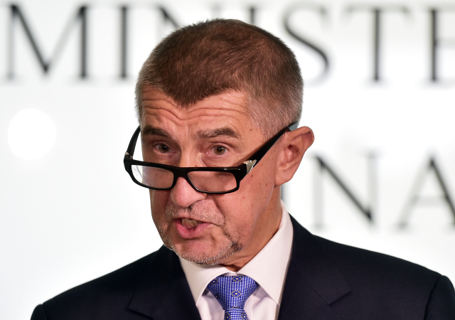 Ministr financí Andrej Babiš (ANO).