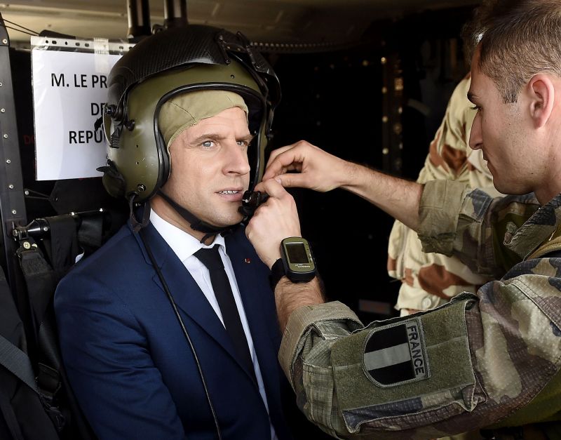 Emmanuel Macron, prezident Francie.
