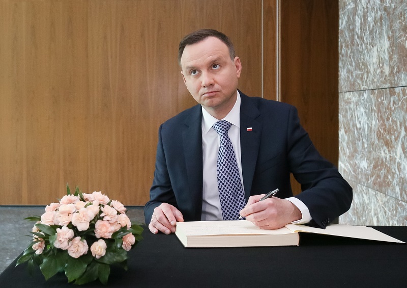 Polský prezident Andrzej Duda. Polský prezident Andrzej Duda.