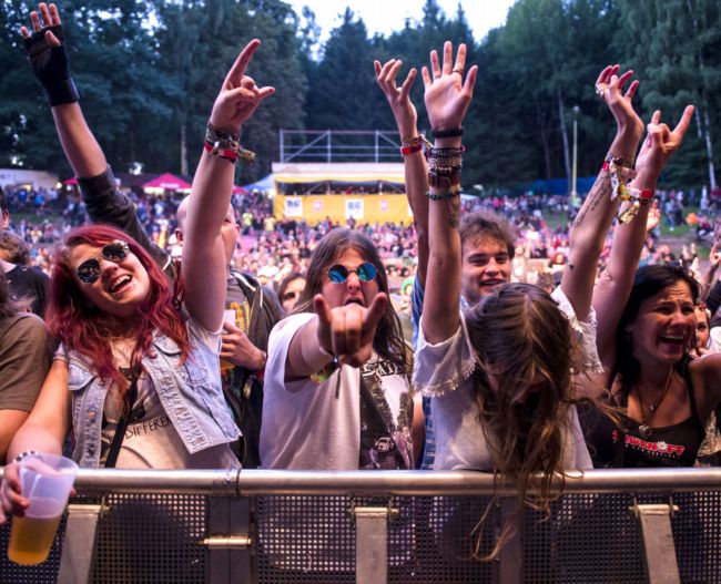 Snímek z  Trutnoff Open Air Festivalu.