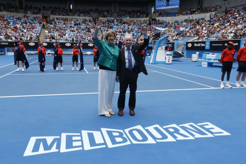 Australská tenisová legenda Margaret Courtová.