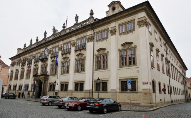 Ministerstvo kultury ČR na Maltézském náměstí v Praze.