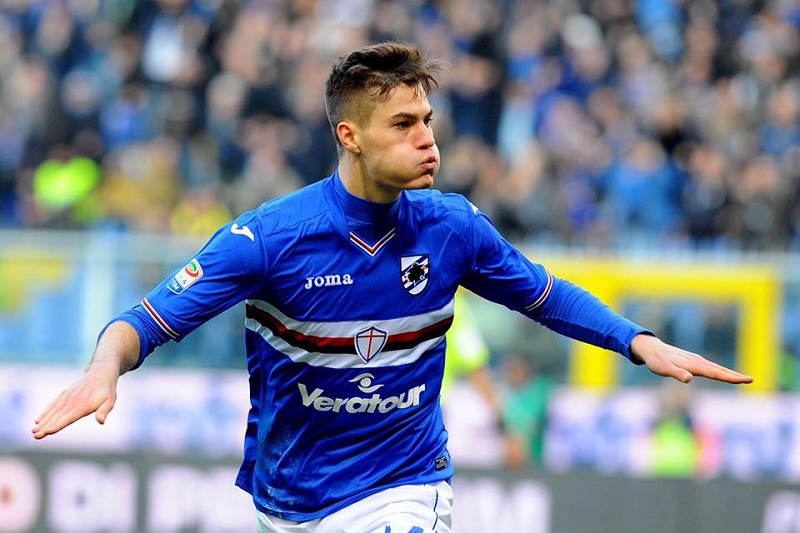 Český fotbalový útočník Patrick Schick.