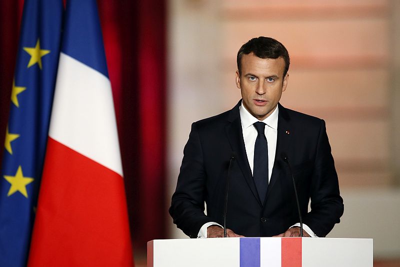 Francouzský prezident Emmanuel Macron.