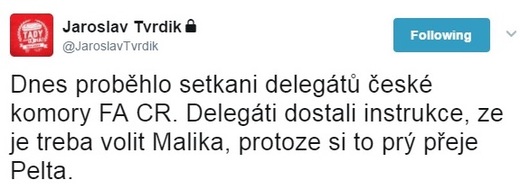 Jaroslav Tvrdík informoval na Twitteru o chování Romana Berbra.