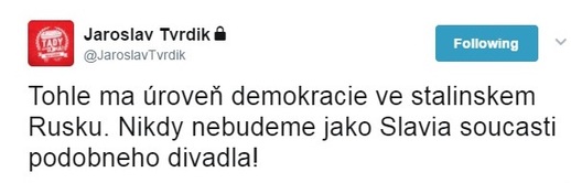 Tvrdík Berbrovo chování dokonce přirovnal ke Stalinovi.