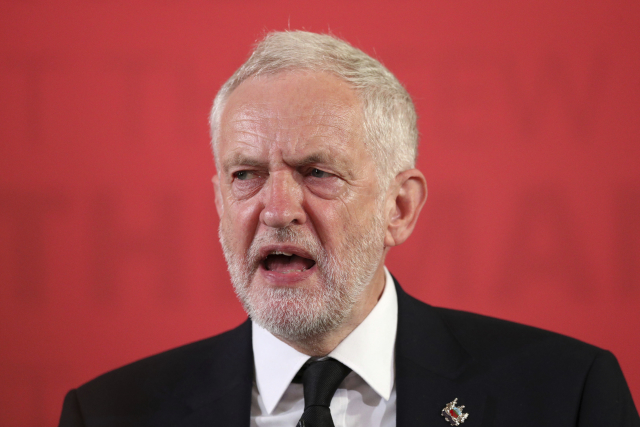 Předseda britské opoziční Labouristické strany Jeremy Corbyn.