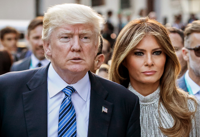 Donald Trump s manželkou.