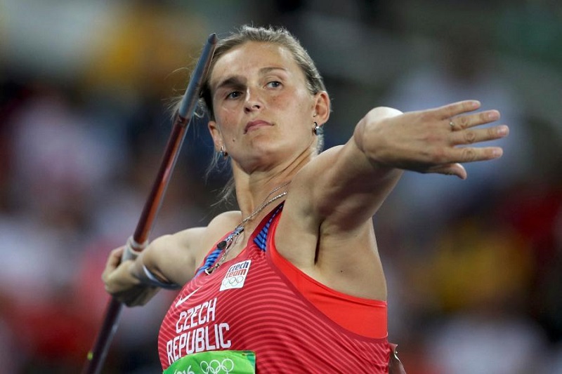 Česká oštěpařka Barbora Špotáková.