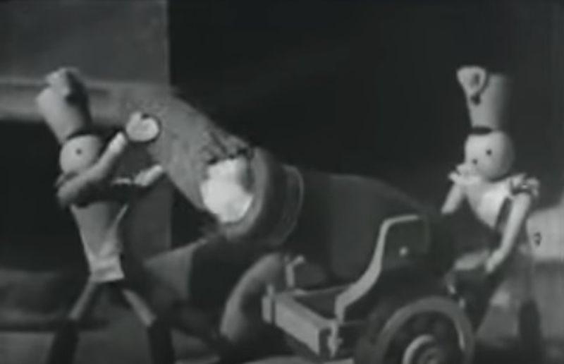 Snímek Vzpoura hraček od Hermíny Týrlové (1946).