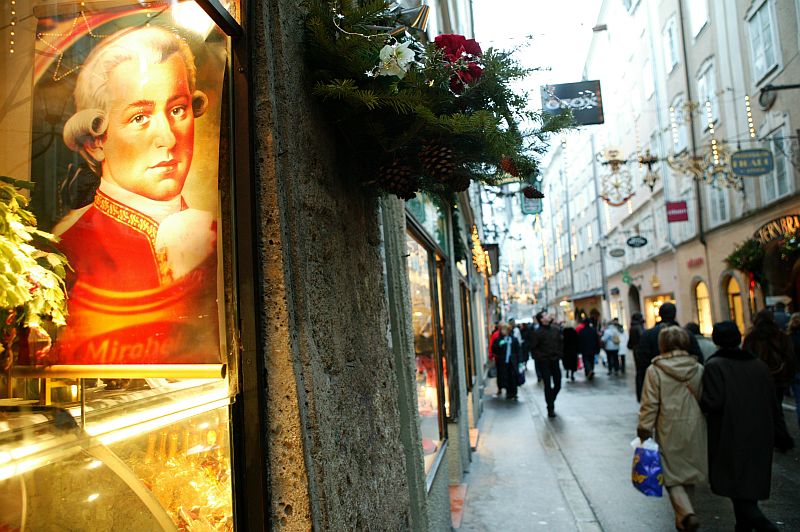 Mozartův dům v Salcburku.