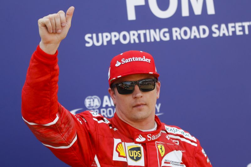 Ledový Fin Kimi Räikkönen po posledním závodě F1.