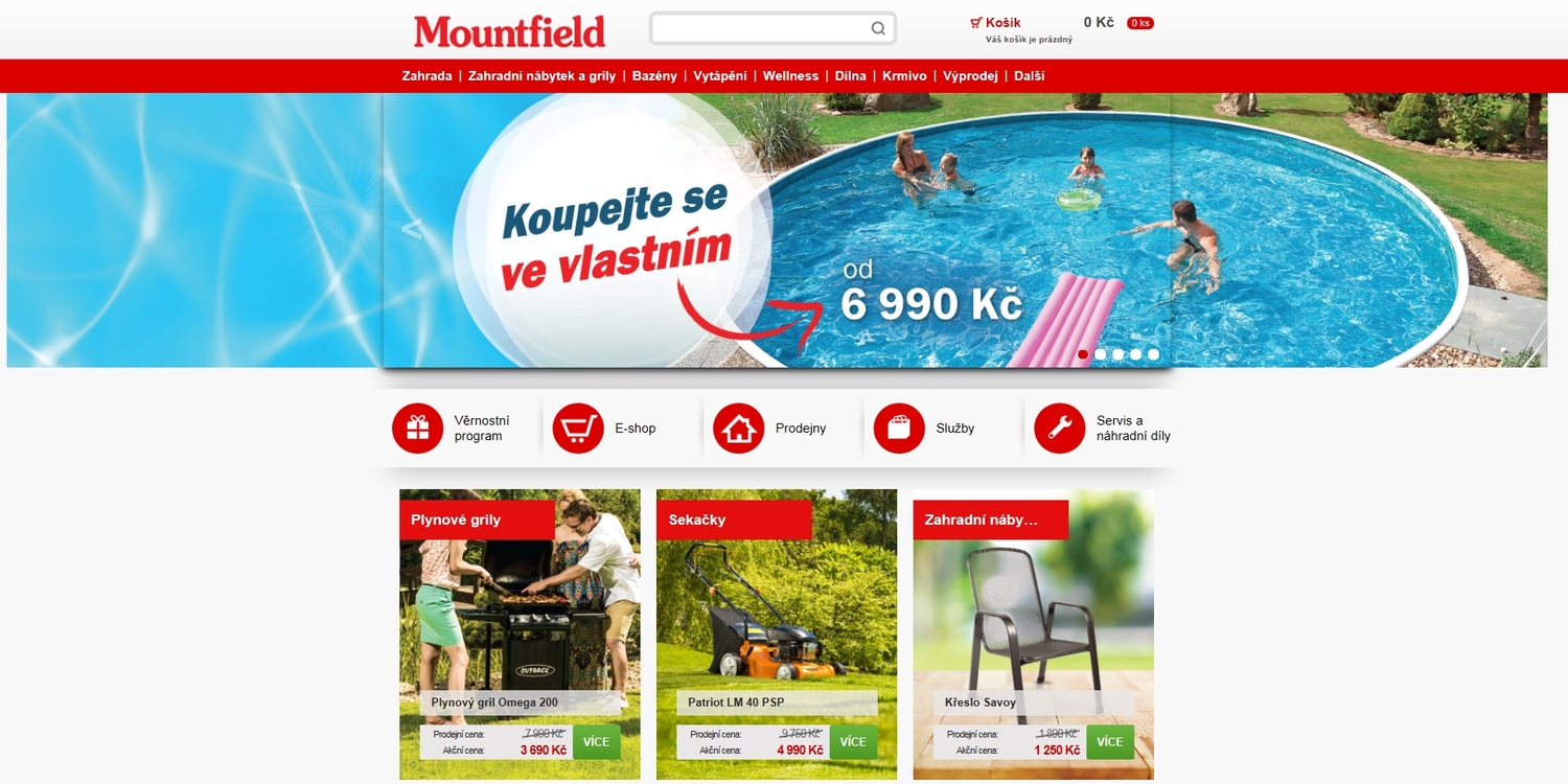 E-shop Mountfield.