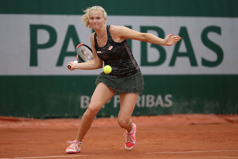 Kateřina Siniaková v prvním kole French Open.