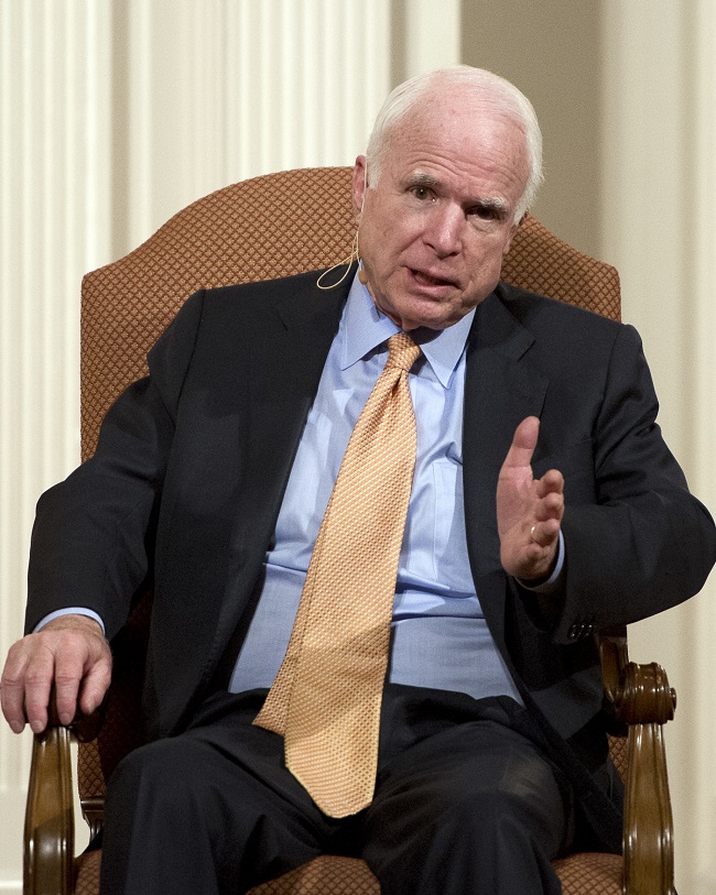Americký senátor John McCain. Americký senátor John McCain.