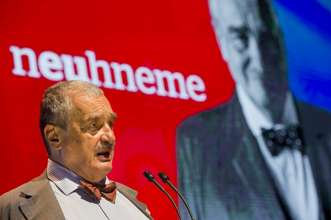 Čestný předseda strany TOP 09 Karel Schwarzenberg.