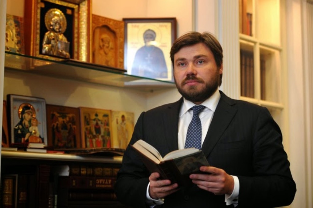 Prokremelský ruský podnikatel Konstantin Malofejev.