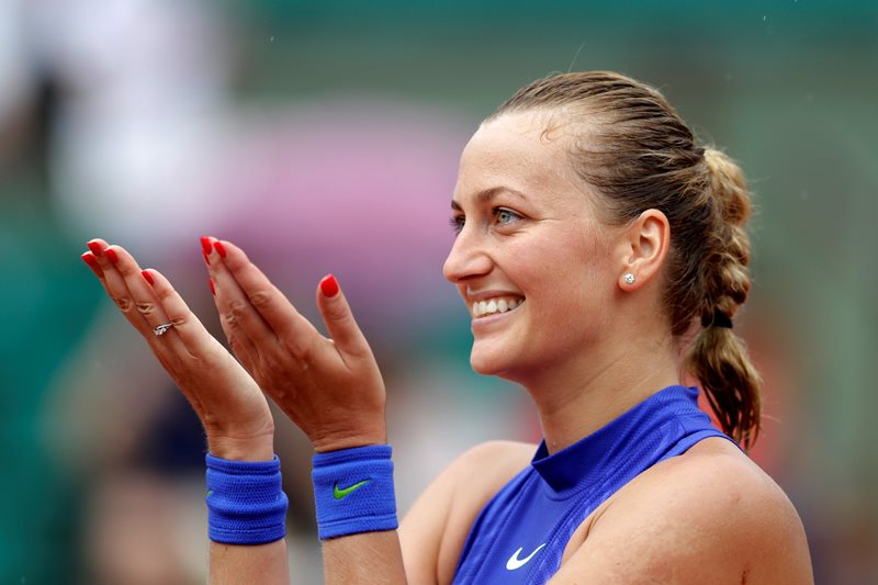 Petra Kvitová měla v Paříži důvody k úsměvu.