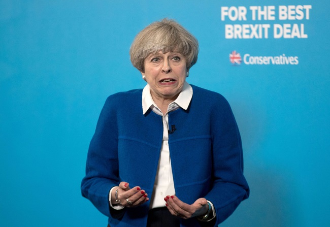 Britská premiérka Theresa Mayová.