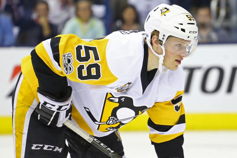 Jake Guentzel je nejlepší střelec letošního play-off NHL. Jake Guentzel je nejlepší střelec letošního play-off NHL.