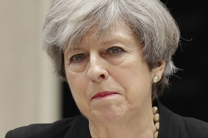 Theresa Mayová. Theresa Mayová.