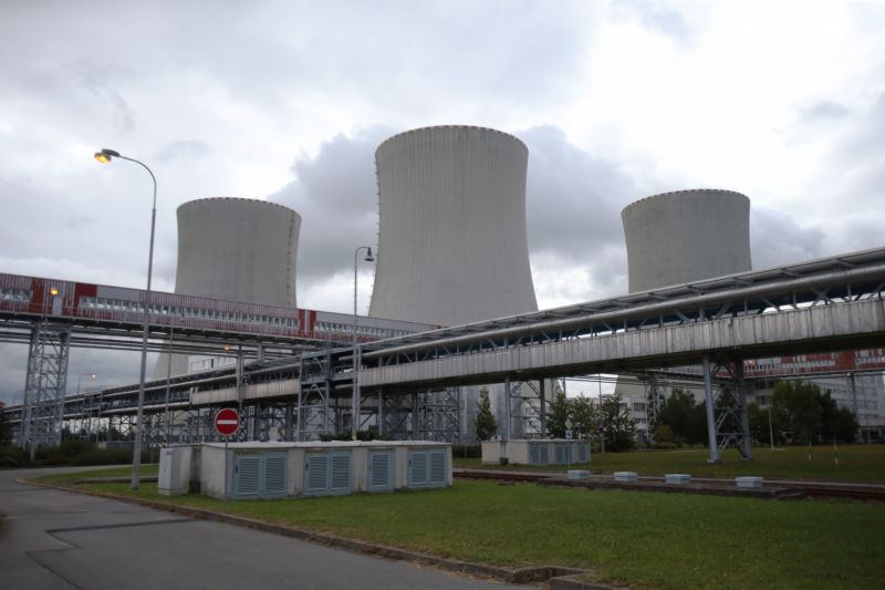 Jaderná elektrárna Temelín.