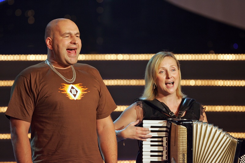 Lou Fanánek Hagen a Supice Veronika z kapely Tři sestry.