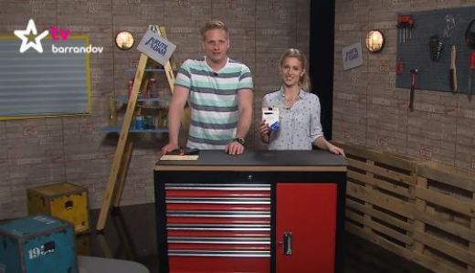 Adam a Lucie z barrandovského pořadu Kutil Adam ukážou další zlepšovák do kuchyně. Adam a Lucie z barrandovského pořadu Kutil Adam ukážou další zlepšovák do kuchyně.