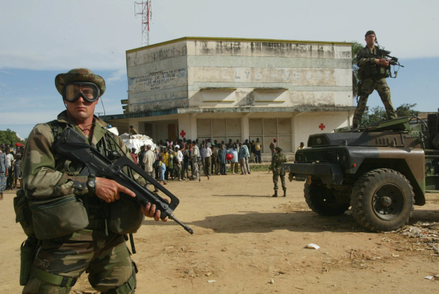 Francouzští vojáci. Francouzští vojáci.