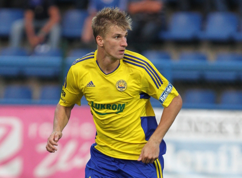 Jakub Jugas ještě v dresu bývalého klubu ze Zlína. Jakub Jugas ještě v dresu bývalého klubu ze Zlína.