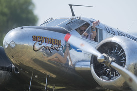 Na snímku je letoun Twinbeech C45H.