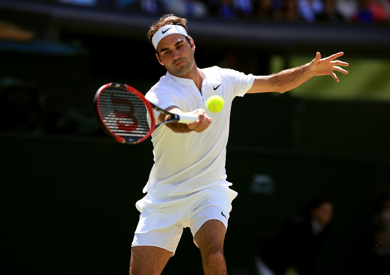 Tenista Roger Federer. Tenista Roger Federer.