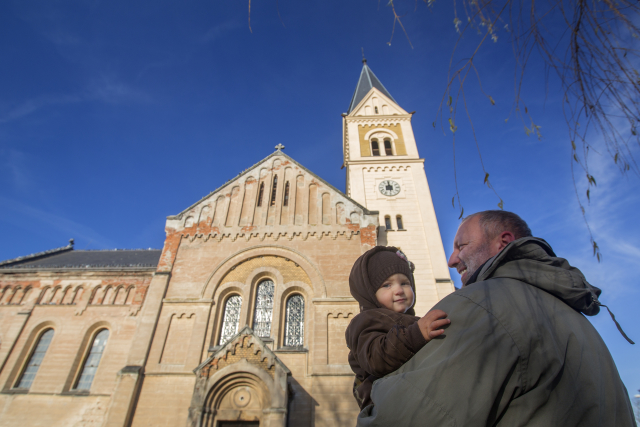 Kostel sv. Josefa v Úhercích nedaleko Plzně.
