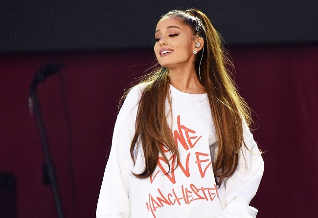 Zpěvačka Ariana Grandeová. 