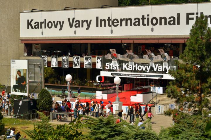 Filmový festival v Karlových Varech. Filmový festival v Karlových Varech.