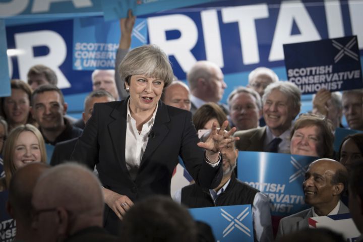 Premiérka Británie Teresa Mayová.