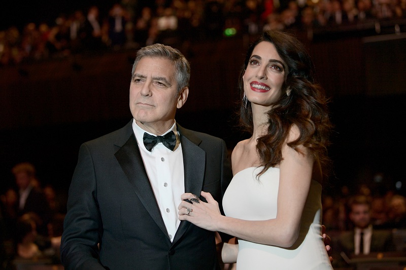 George Clooney s manželkou Amal.