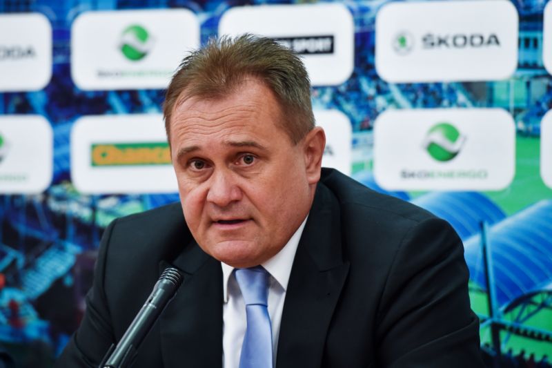 Prezident fotbalové Boleslavi Josef Dufek. 