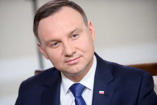 Polský prezident Andrzej Duda.