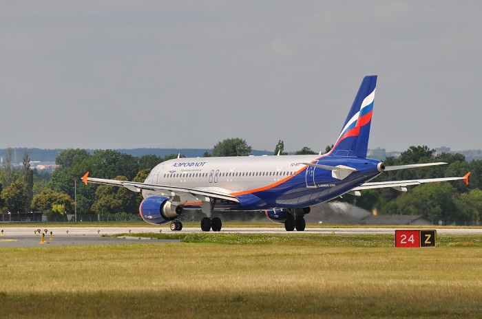 Letadlo společnosti Aeroflot.