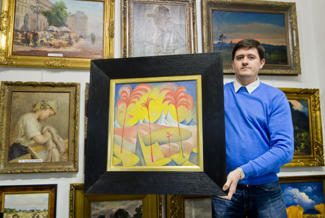 Obraz Jana Zrzavého, který pochází z autorova nejvýznamnějšího období let 1910 - 1913.