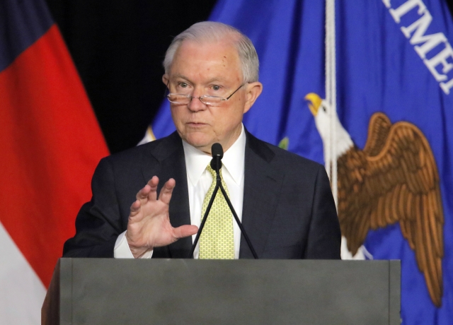 Americký ministr spravedlnosti Jeff Sessions. Americký ministr spravedlnosti Jeff Sessions.