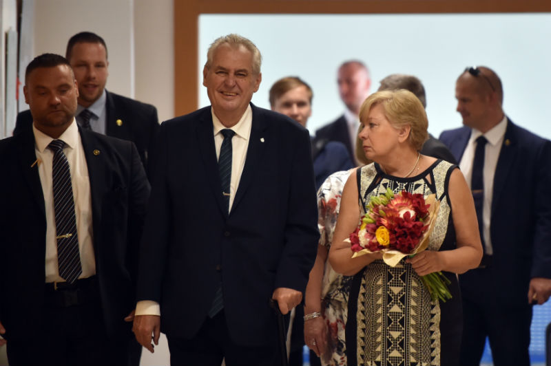 Prezident Miloš Zeman. Prezident Miloš Zeman.
