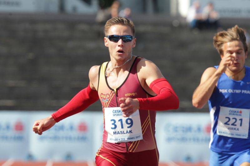 Český atletický reprezentant Pavel Maslák.