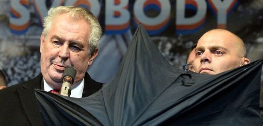Miloš Zeman na Albertově. Miloš Zeman na Albertově.