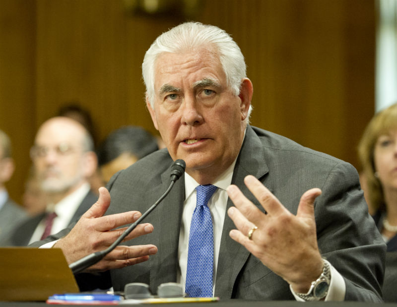 Ministr zahraničí USA Rex Tillerson. Ministr zahraničí USA Rex Tillerson.